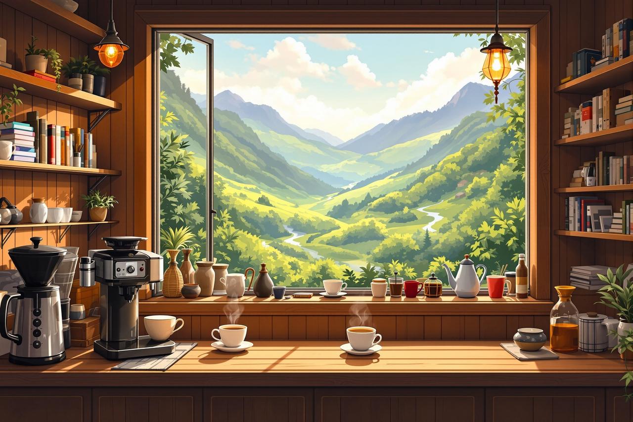 红果漫改作品 - 山谷咖啡屋