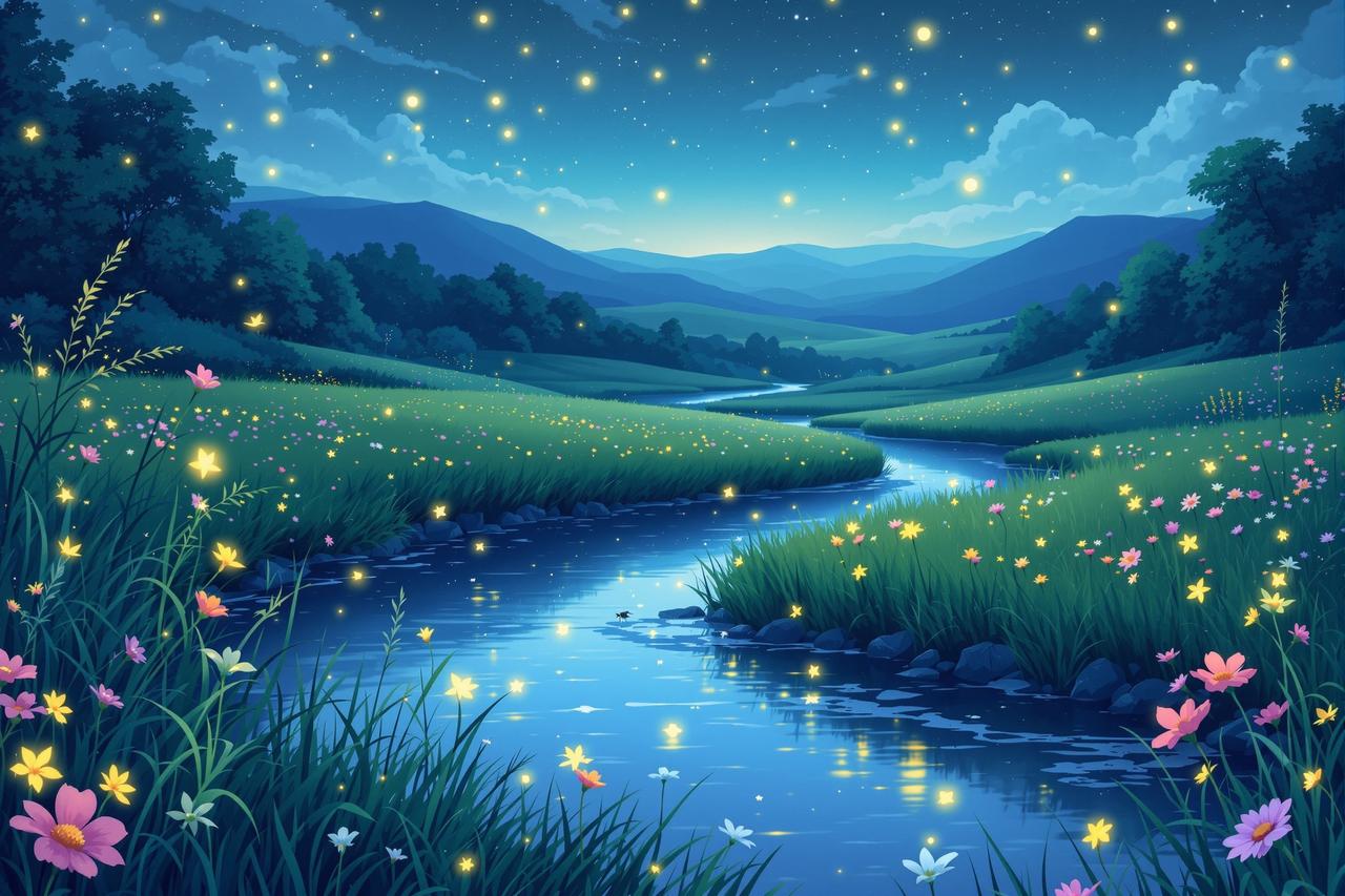 红果漫改作品 - 夏夜的萤火虫