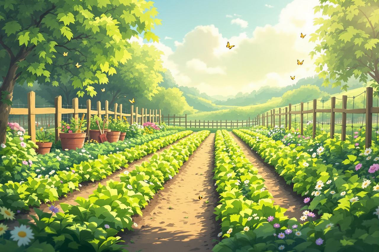 红果漫改作品 - 外婆的菜园子