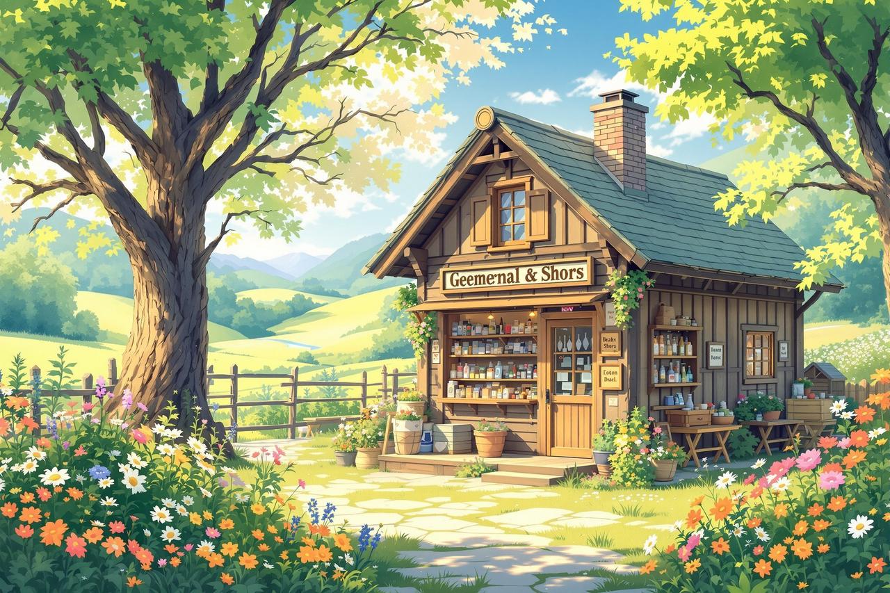 红果漫改作品 - 山间小店的四季