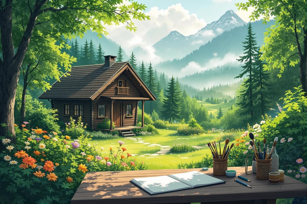 红果漫改作品 - 山居笔记